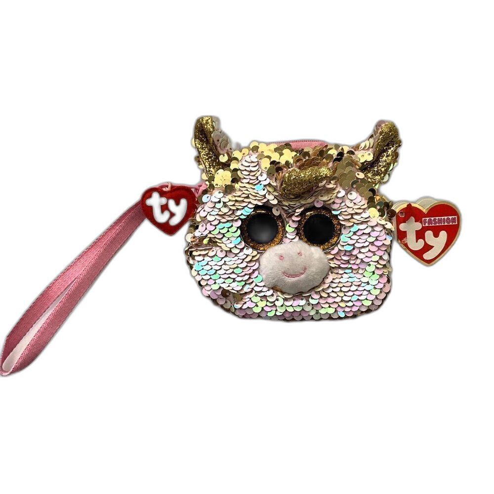 TY Fashion Flippy Sequin Wristlet Fantasia The Unicorn NWT